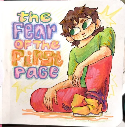 The fear of the first page
